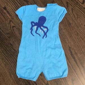 Lucky Jade blue romper 0/3m